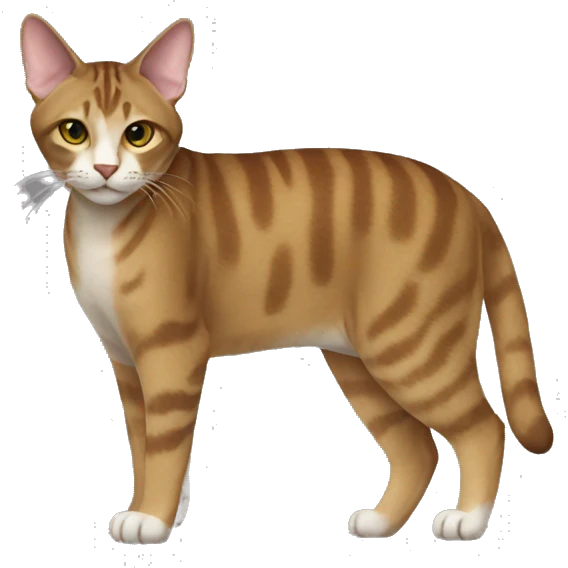 Sokoke Cat Breed Full Body emoji