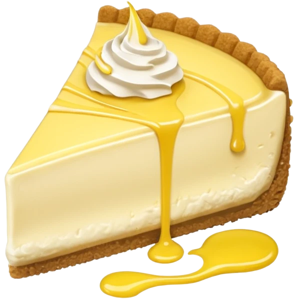 Lemon cheesecake emoji