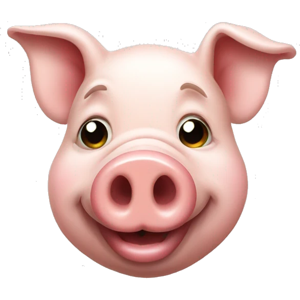 pig drooling emoji