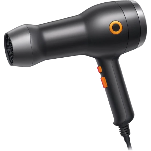 Black Dyson hairdryer  emoji