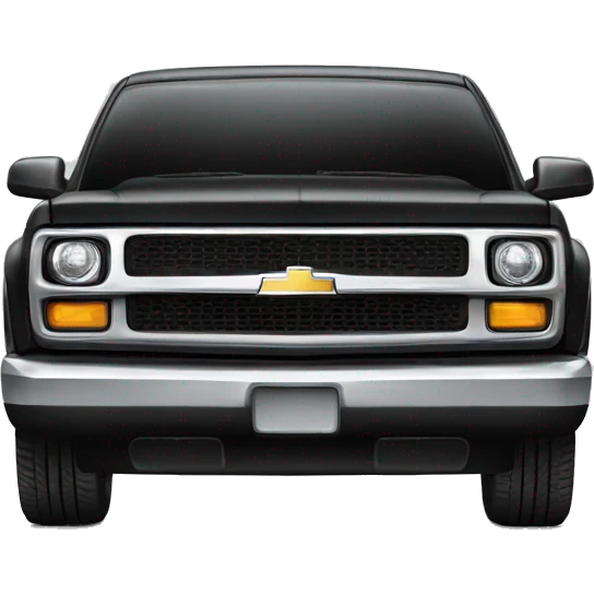 black Chevrolet logo emoji