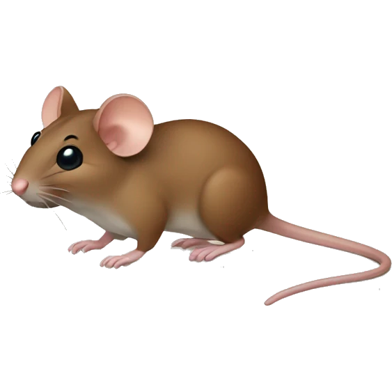 brown mouse emoji