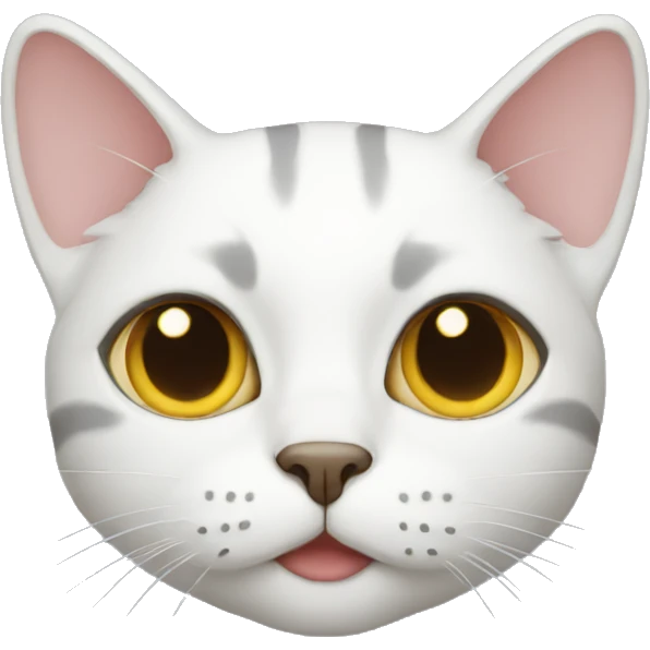 Cat in lines emoji