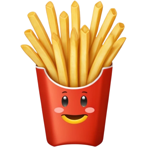 french fries emoji