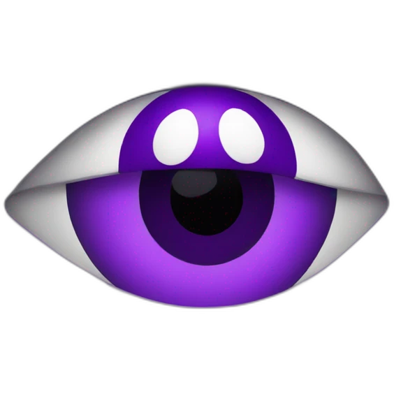 purple eye emoji emoji