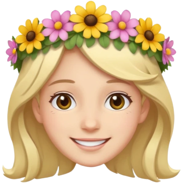 flower-bearing person emoji