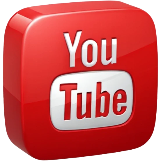 Realistic, YouTube logo design emoji