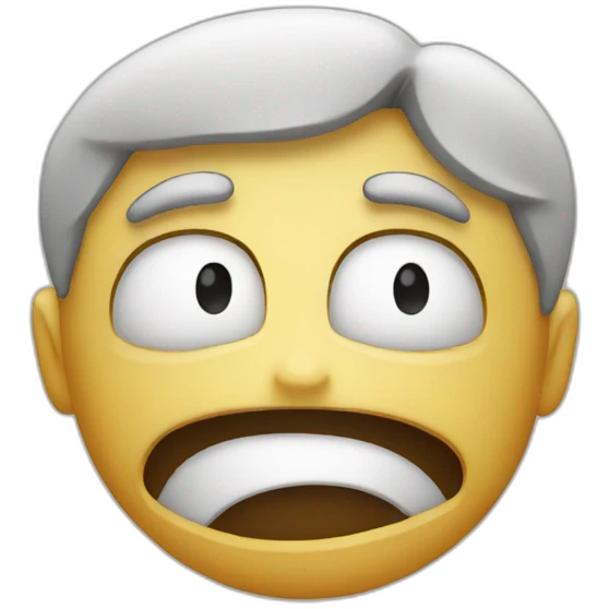 disgusted face emoji