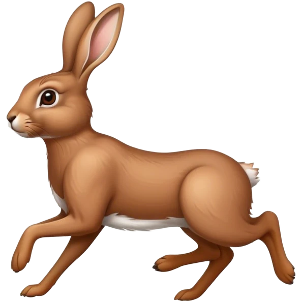 Running hare emoji