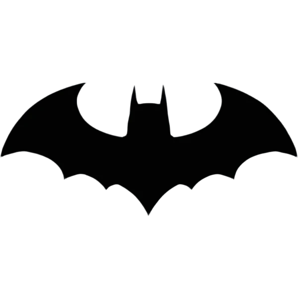 Batman logo without a human in it just a logo of batman emoji
