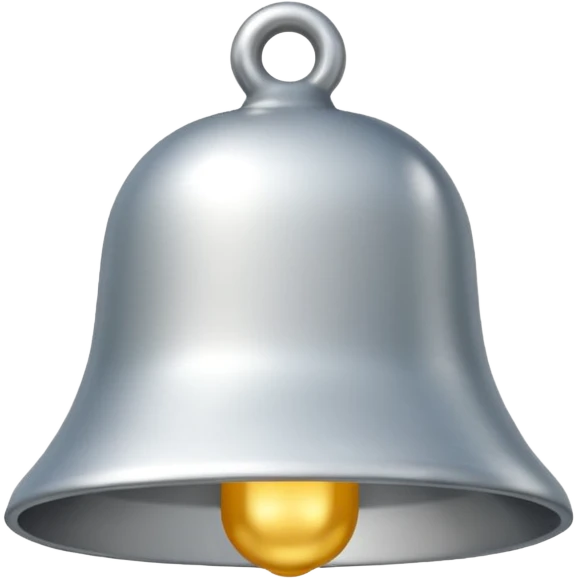 white bell emoji