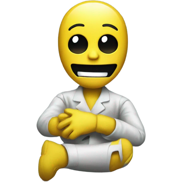 Car crash dummy emoji