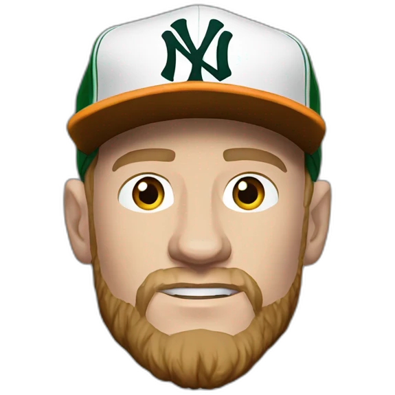 connor mcgregor in rap cap emoji