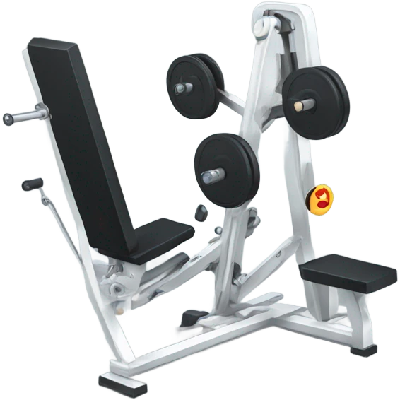 Leg press machine  emoji
