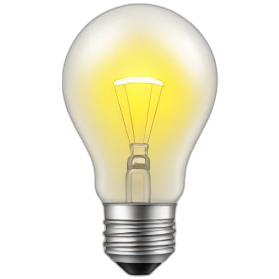light bulb emoji
