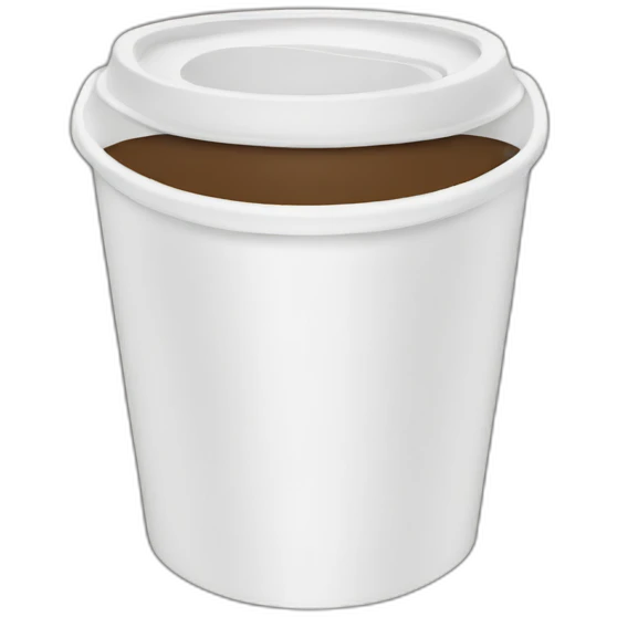white paper coffee cup emoji