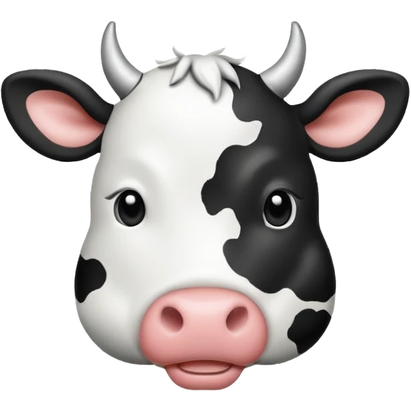cuore con il colore mucca emoji
