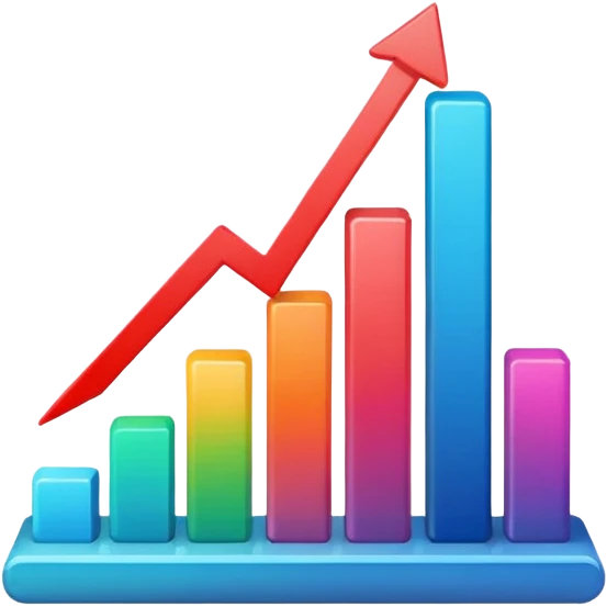 Chart going up emoji