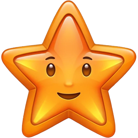 i want star in orange emoji