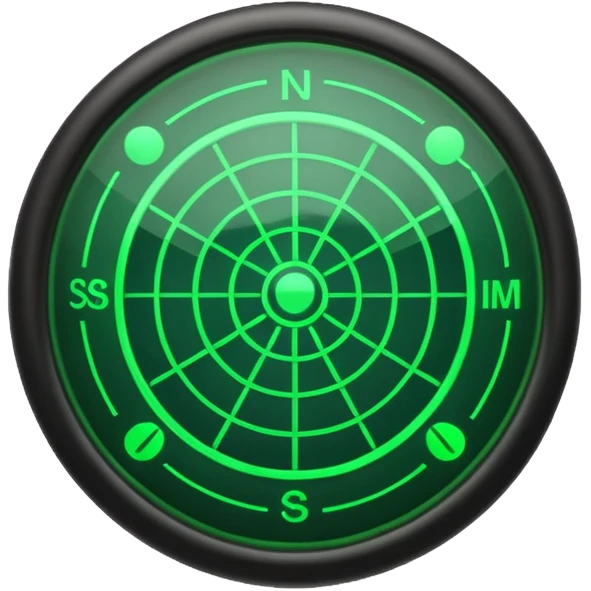 generate ultra realistic green radar
 emoji