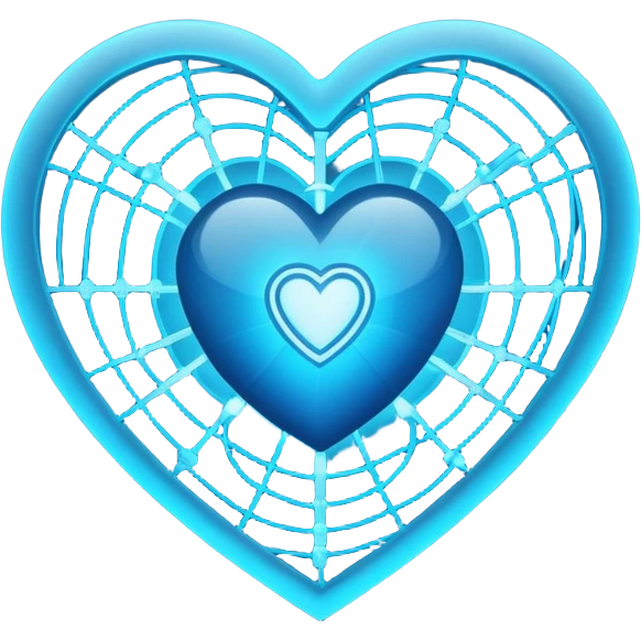 internet security heart emoji