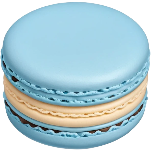 1 Completely Light blue macaron emoji