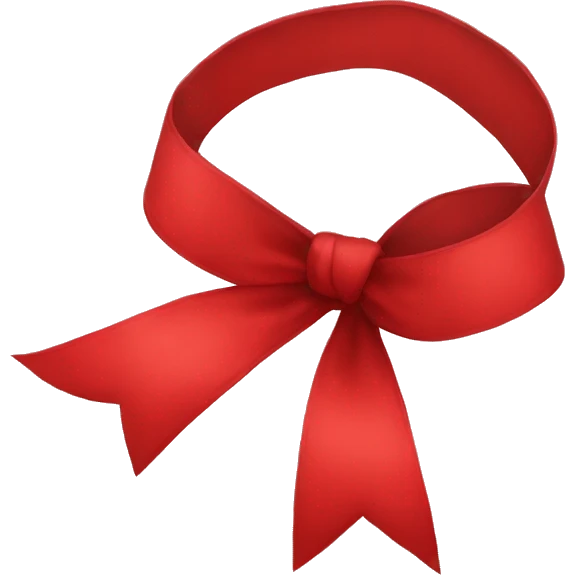 red bow emoji