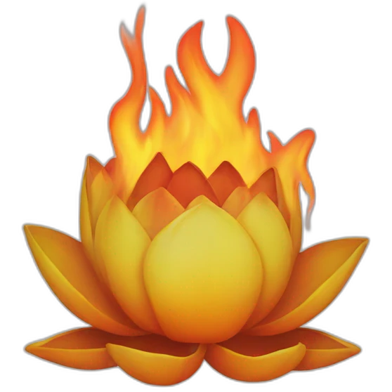 Burning Lotus emoji