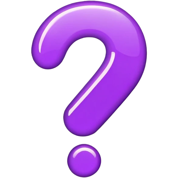 A 2D purple “!” exclamation mark symbol emoji