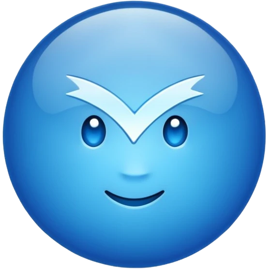 Blue tick emoji emoji