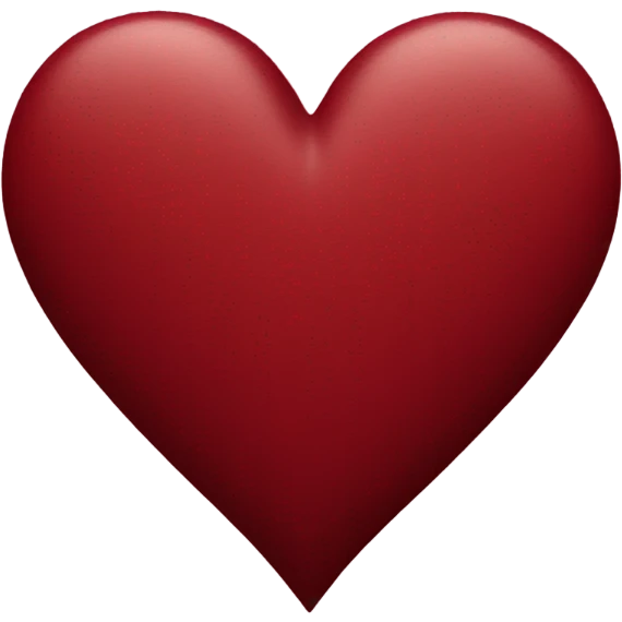 Dark red heart  emoji