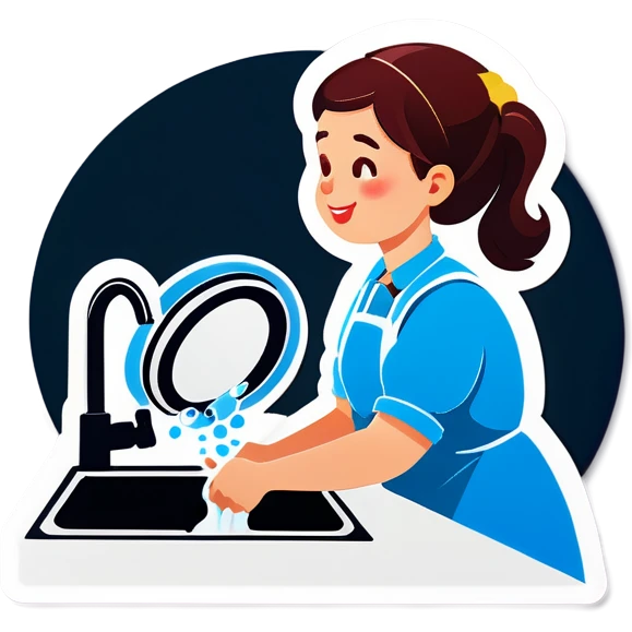 Washing dishes emoji