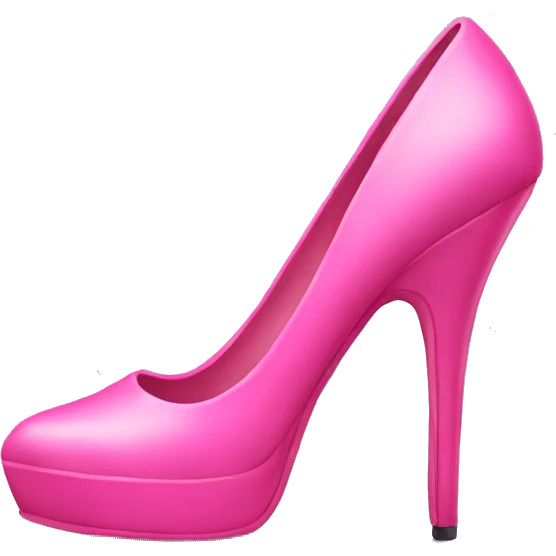 Pink high heels emoji