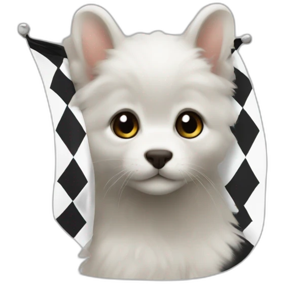 The flag of Brittany features ermines emoji