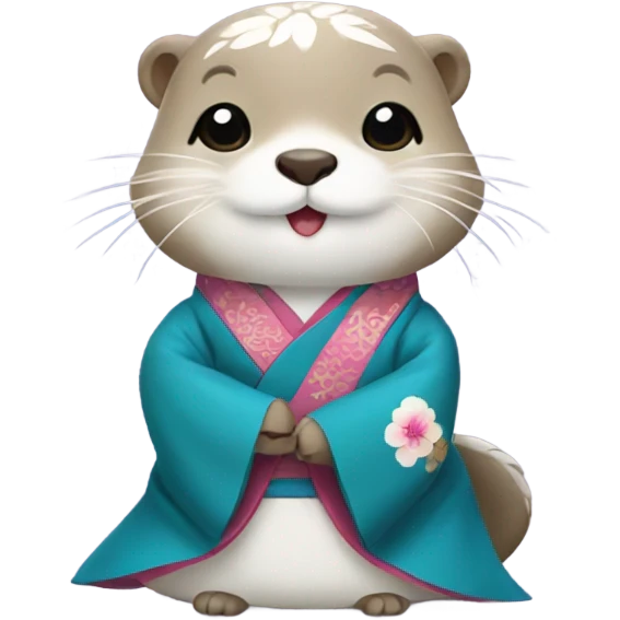 korean hanbok otter emoji