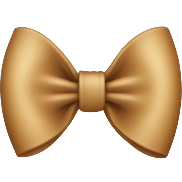 Light Brown bow  emoji