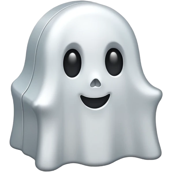 ghost shaped box emoji