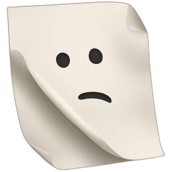 piece of paper emoji