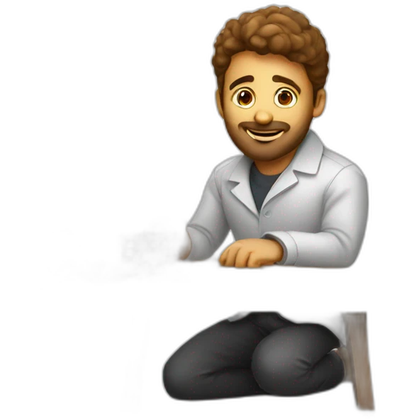 Creative technologist selling a board game emoji