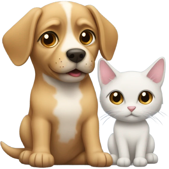dog and cat emoji
