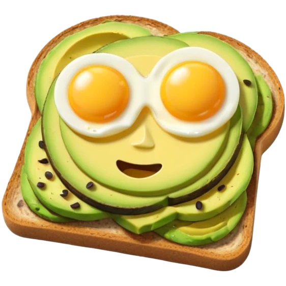 Vegetarian breakfast emoji icon, flat vector, minimal design, pastel colors, iOS emoji style, centered, transparent background, no eggs, no meat.” emoji