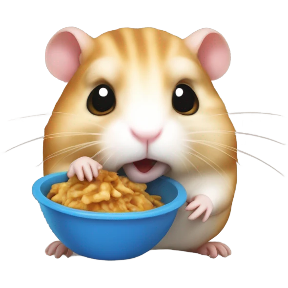 hamster comiendo shawarma emoji