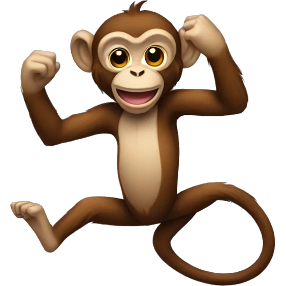 Dancing monkey emoji