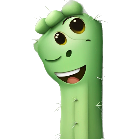 happy saguaro cactus emoji