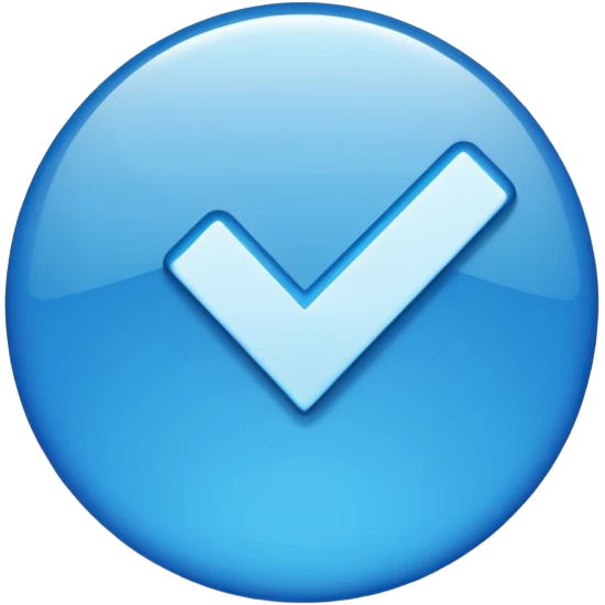 blue tick tiktok emoji