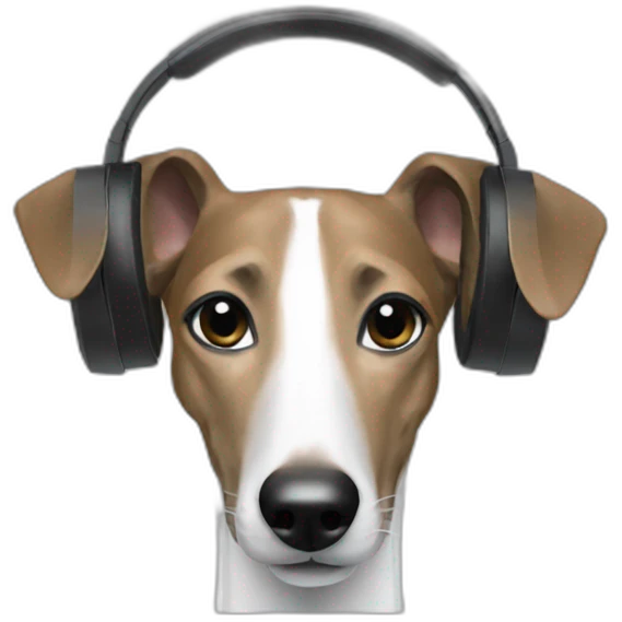 Galgo-headphones emoji