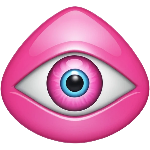pink evil eye emoji emoji