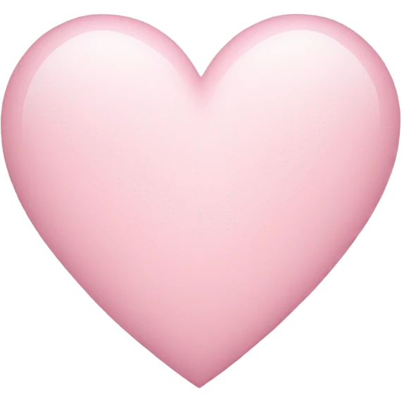 Light pink heart  emoji