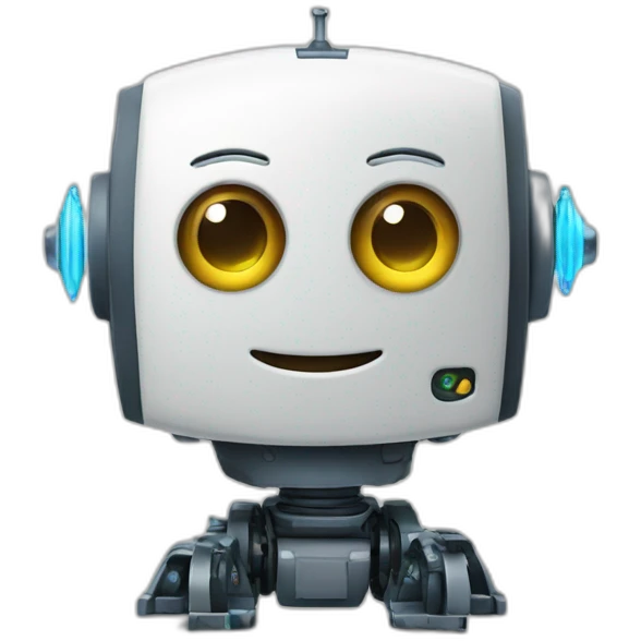 graph robot emoji