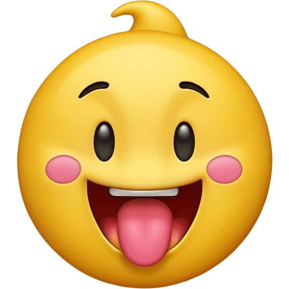 sticking tongue out and shaking head emoji  emoji